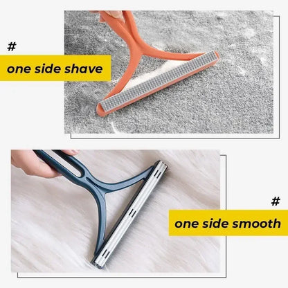 Silicone Double-Sided Pet Hair Removal Brush for Home Use