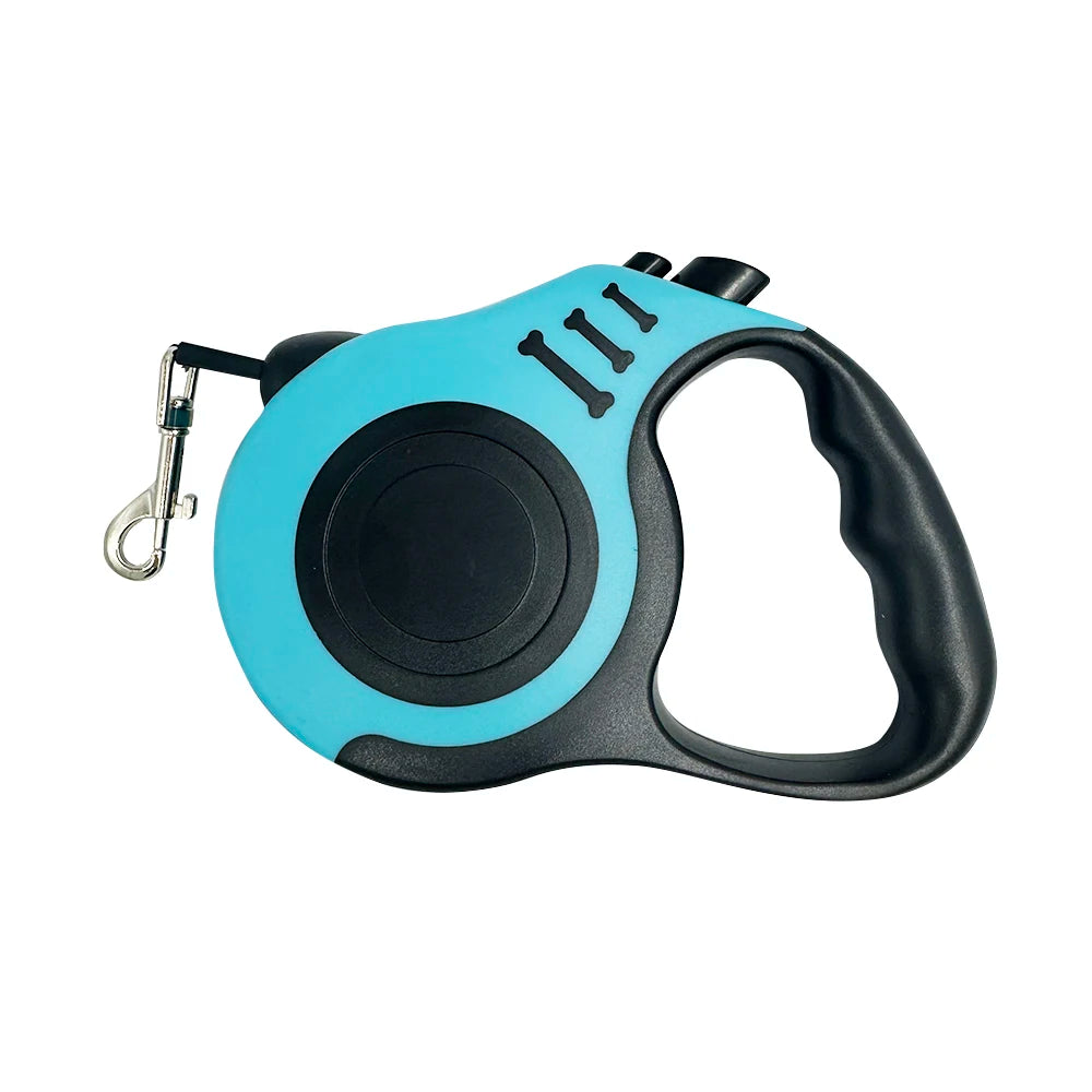 Automatic Retractable Dog Leash with Nylon Rope and Harness