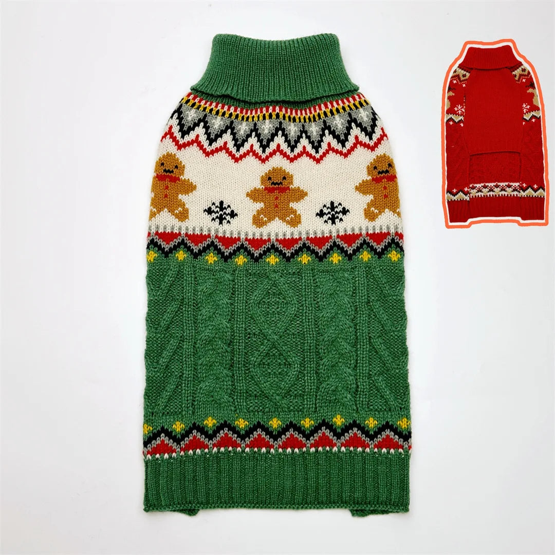 Elk Christmas Sweater for Small Dogs and Cats