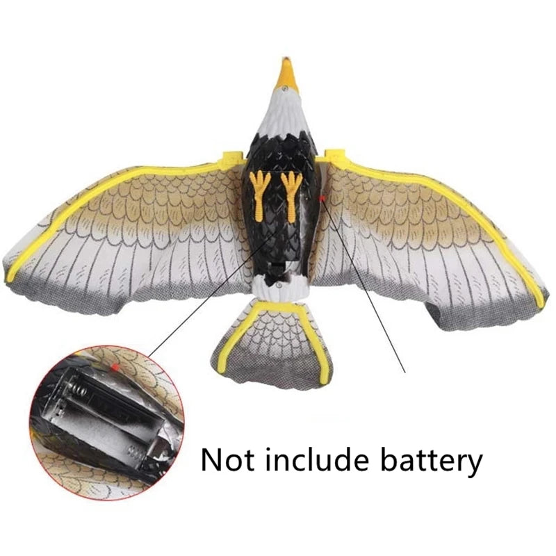 Electric Flying Bird Interactive Cat Toy with Teaser Stick