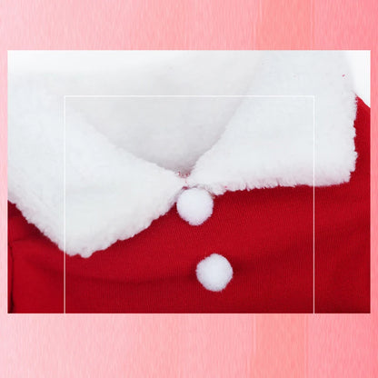 Christmas Cat and Dog Santa Costumes for Festive Parties