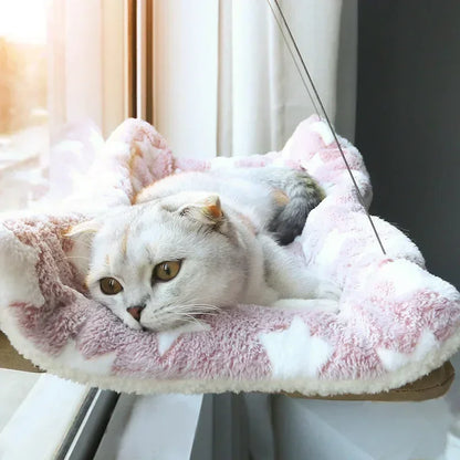 Suction Cup Cat Window Hammock - Cozy Bed Seat for Cats
