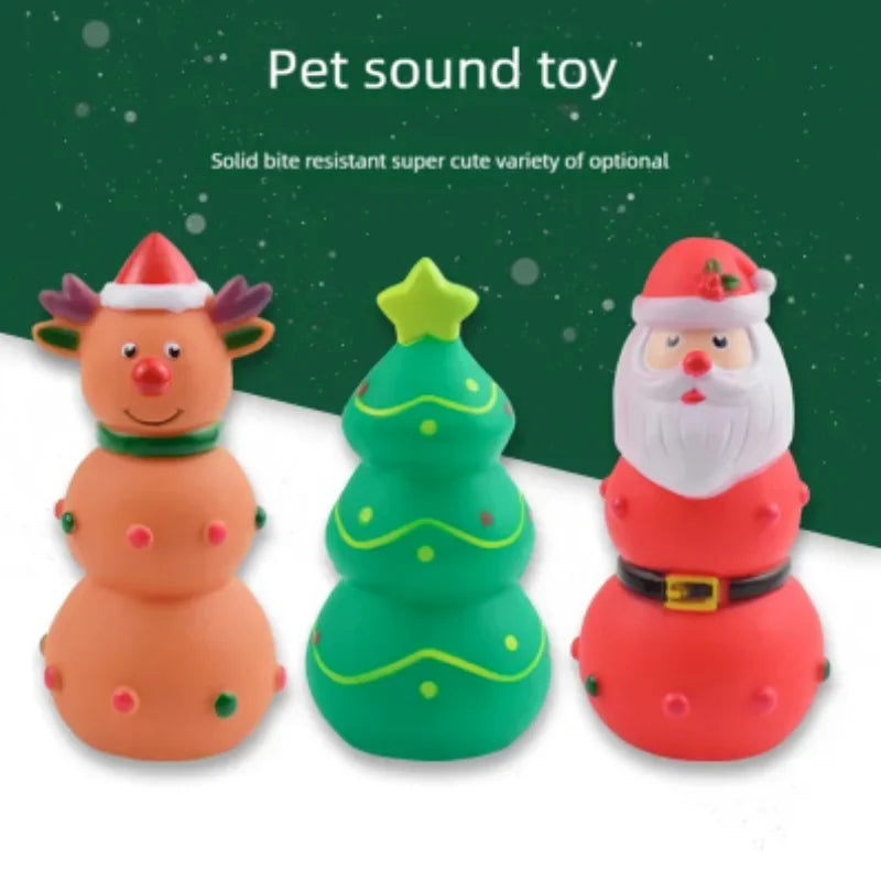 Cute Interactive Dog Squeaky Chew Toy with Cotton Ropes