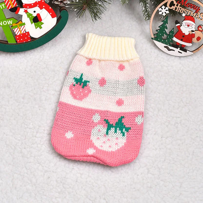 Winter Warm Cat Sweater Pullover for Sphynx and Pets