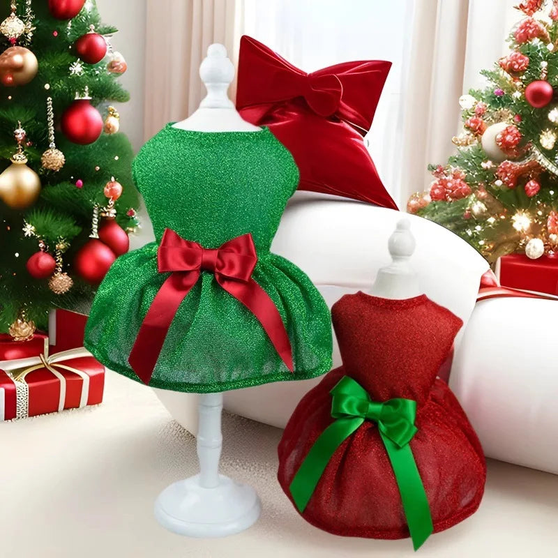 Christmas Dog Dresses - Cute Holiday Apparel for Pets
