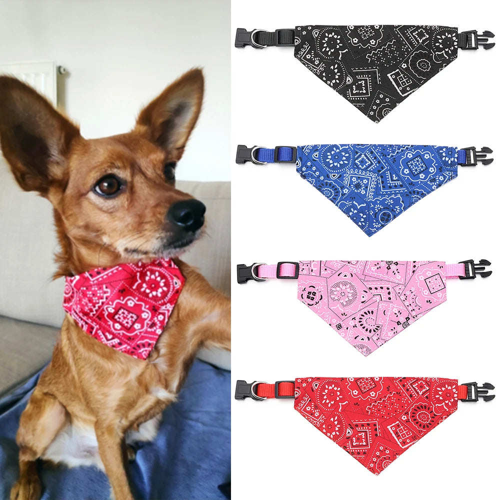 Washable Triangular Bandana for Dogs and Cats
