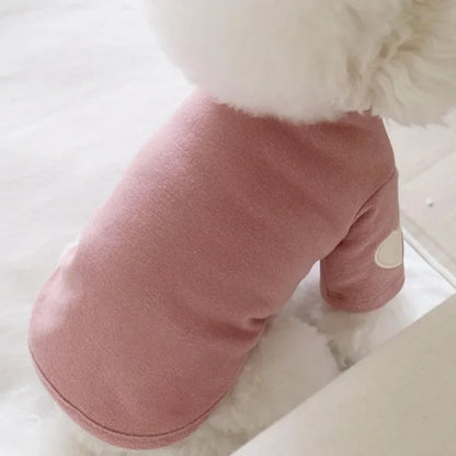 Winter Hoodie for Dogs and Cats with Love Bear Design