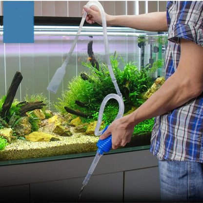 Aquarium Gravel Vacuum Siphon Cleaner for Fish Tanks