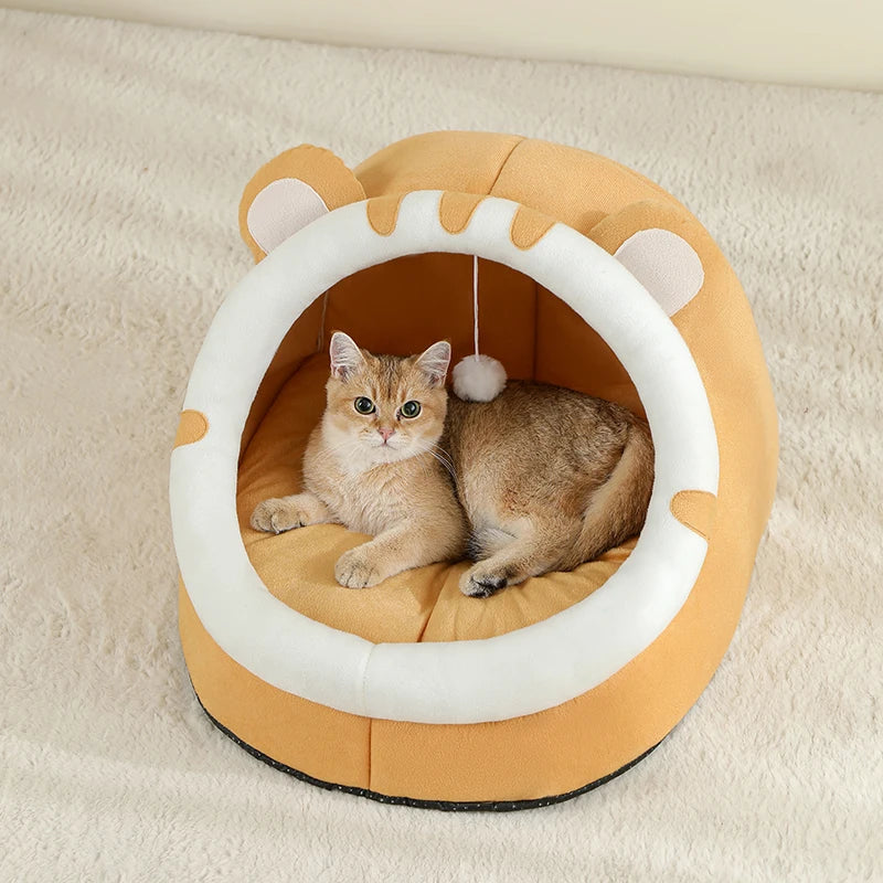 Warm Cat House and Dog Bed Tent for Cozy Sleeping