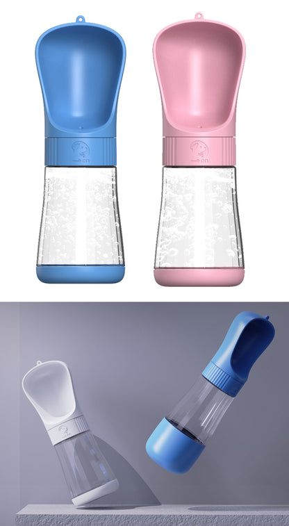 Portable Dog Water Bottle & Feeder for Outdoor Adventures