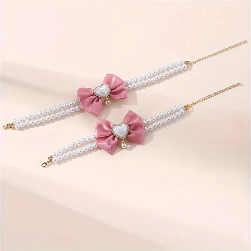Heart Drop Pendant Collar for Small to Medium Dogs