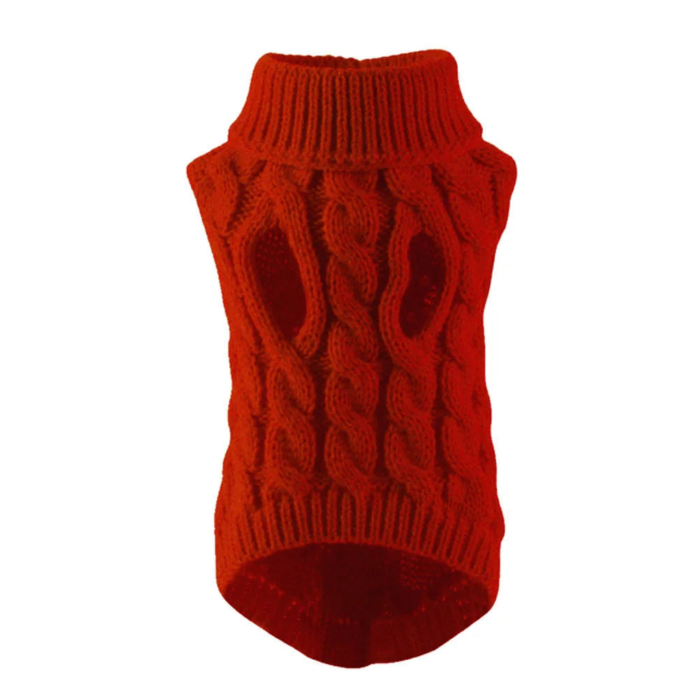 Knitted Sweaters for Small Dogs and Cats in Autumn/Winter