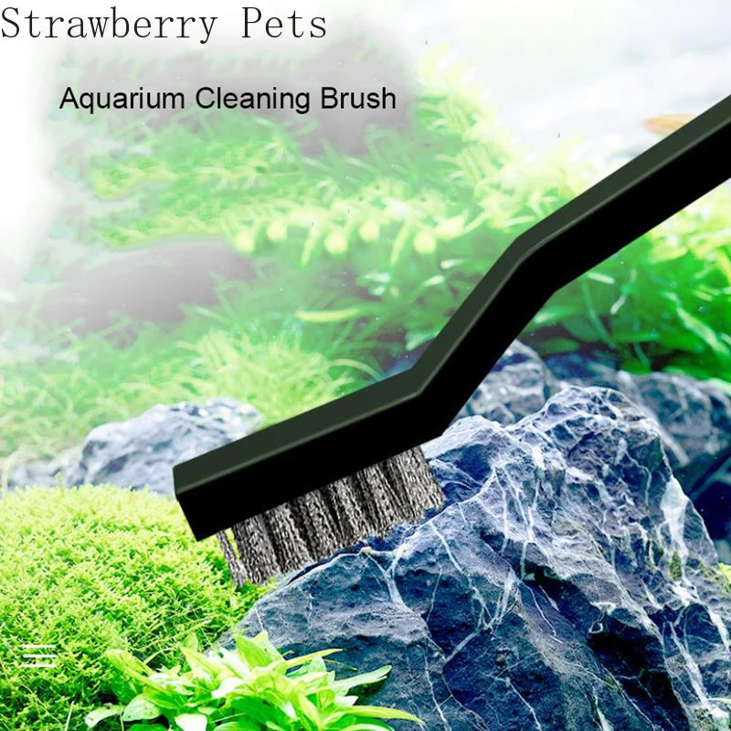 3-Pack Aquarium Algae Cleaning Brush Set for Fish Tanks