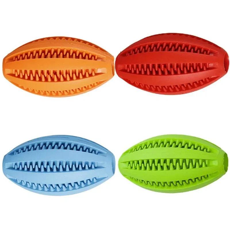 Natural Rubber Dog Chew Toy Ball for Teeth Cleaning