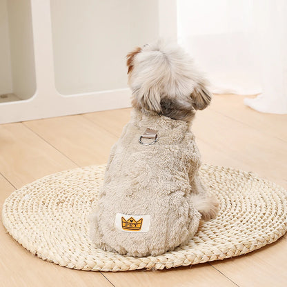 Soft Fleece Jumpsuit for Small Medium Dogs and Cats