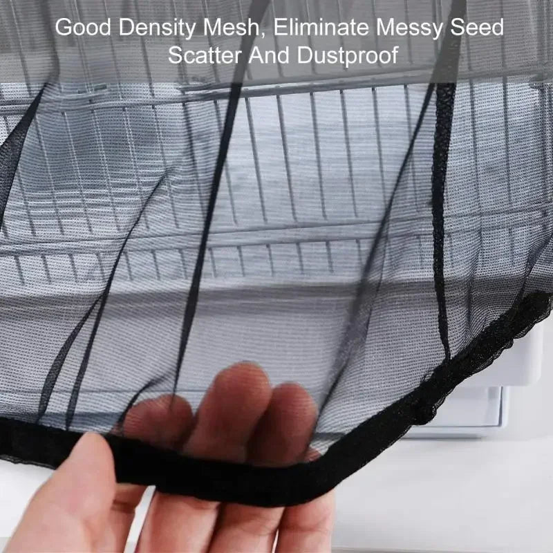Bird Cage Cover – Elastic Mesh for Square and Round Cages