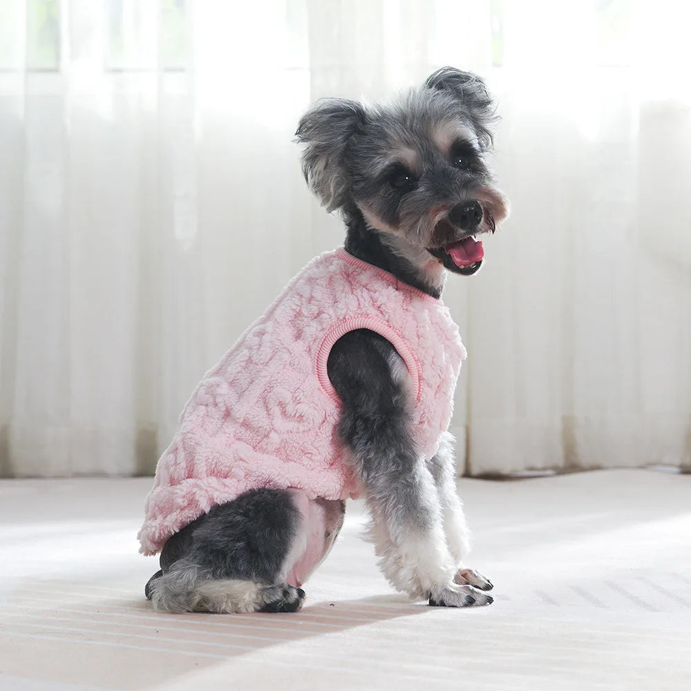 Warm Fleece Jacket for Small Dogs and Kittens