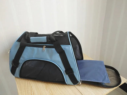 Breathable Mesh Pet Travel Backpack for Cats and Dogs