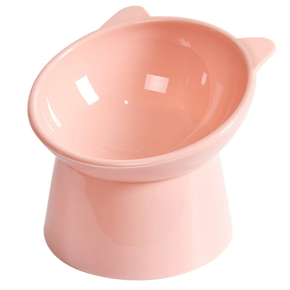 Ergonomic Tilted Cat Food Bowl for Flat-Faced Cats