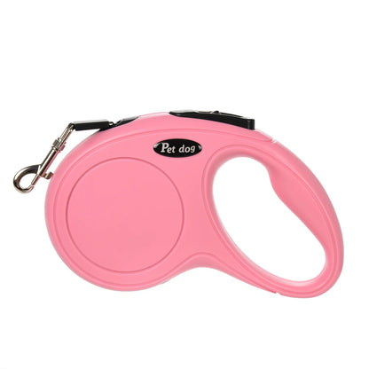 Automatic Retractable Dog Leash with Nylon Rope and Harness