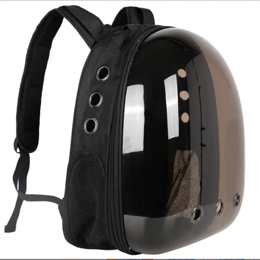 Transparent Cat Travel Backpack - Breathable Carrier for Pets