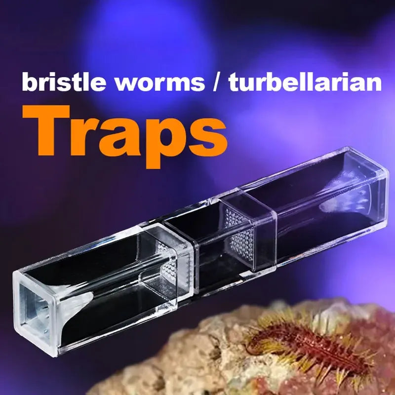 Acrylic Worm Catcher Trap for Freshwater and Saltwater Aquariums