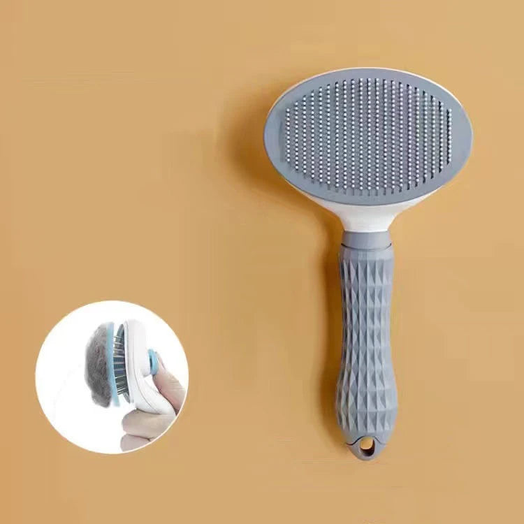 Stainless Steel Dog and Cat Grooming Brush for Long Hair