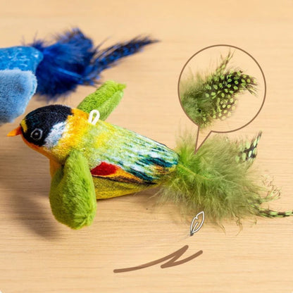 Interactive Wall Hanging Cat Toy with Sound and Catnip
