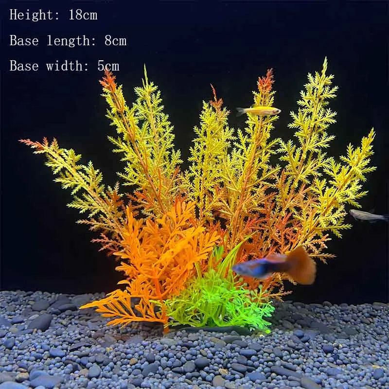 Artificial Aquarium Plants - Green Water Grass Decoration