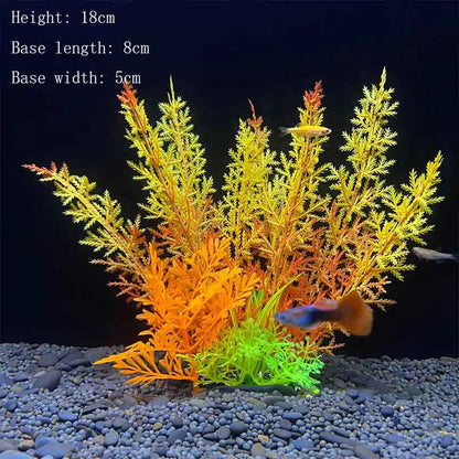 Artificial Aquarium Plants - Green Water Grass Decoration