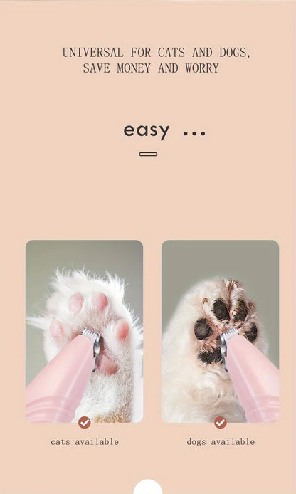 Electric Pet Clippers for Dogs and Cats - Quiet Grooming Trimmer