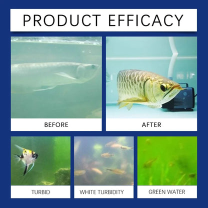 Aquarium Gravel Cleaner and Water Clarifier Solution