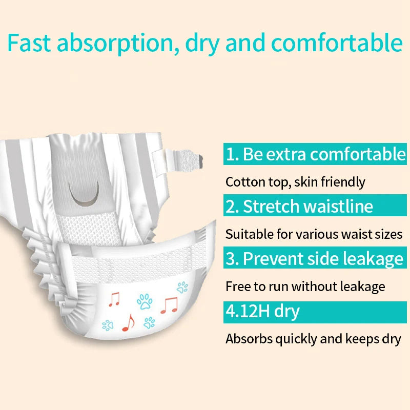 Leakproof Female Dog Diaper for Menstrual Protection