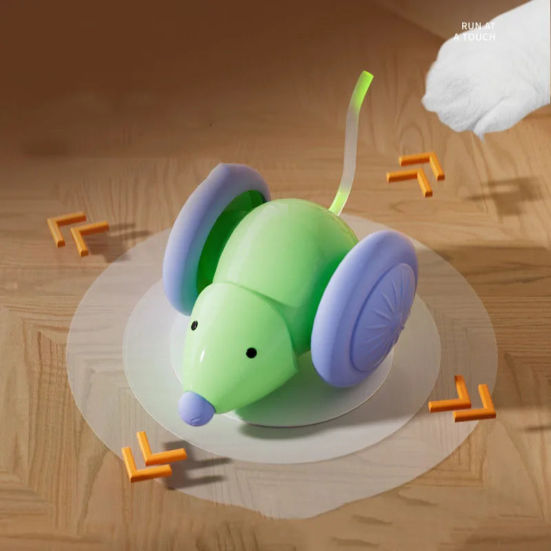 Interactive Rechargeable Mouse Toy for Cats and Kittens