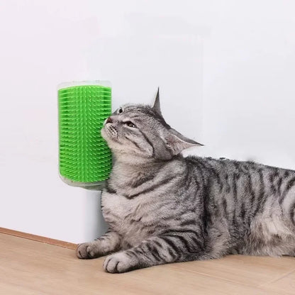 Self-Cleaning Cat Massage and Pet Hair Removal Brush