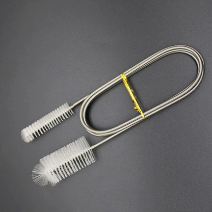 Stainless Steel Aquarium Cleaning Brush for Tubes and Pipes