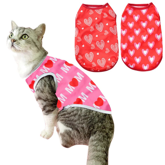 Summer T-Shirt Vest for Small Medium Dogs and Cats