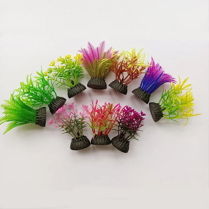 10pcs Lifelike Artificial Seaweed for Aquarium Landscaping