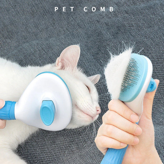 Stainless Steel Dog and Cat Grooming Brush for Long Hair