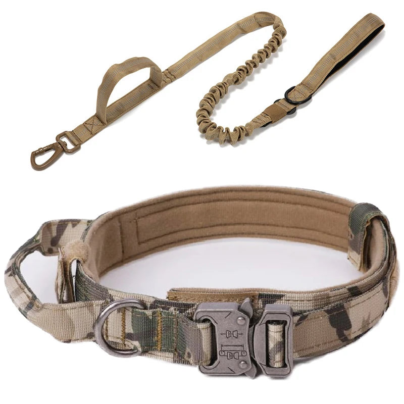 Durable Nylon Dog Collar and Reflective Leash Set