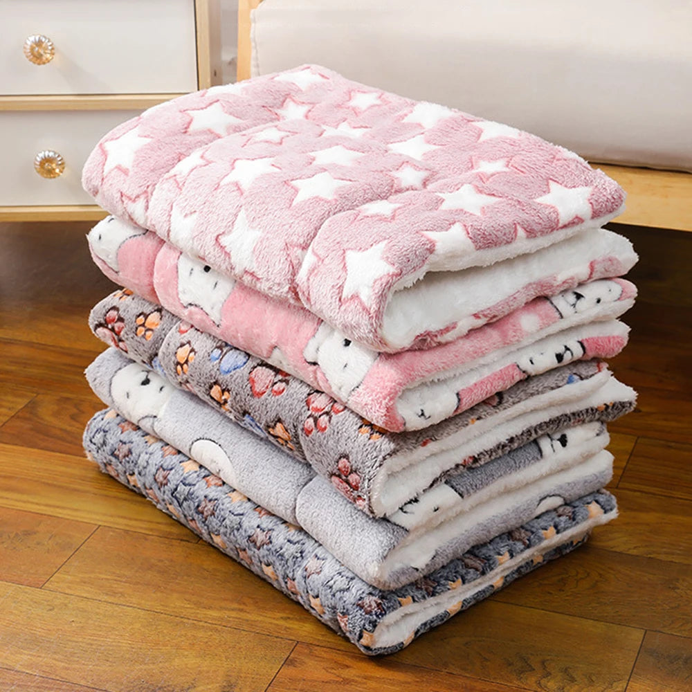 Warm Flannel Cat and Dog Mat - Soft, Breathable Comfort