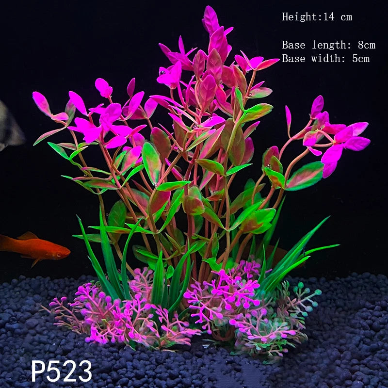 Artificial Aquarium Plants - Green Water Grass Decoration