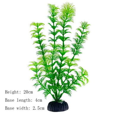Artificial Aquarium Plants - Green Water Grass Decoration