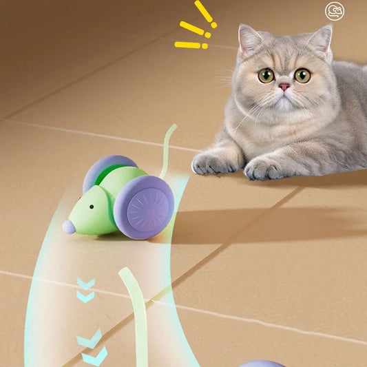Interactive Rechargeable Mouse Toy for Cats and Kittens