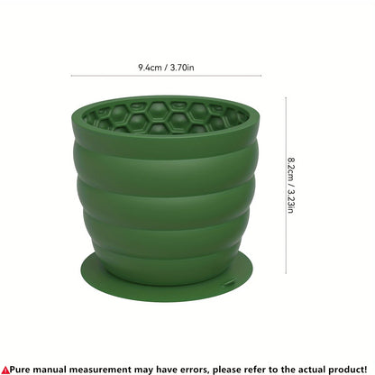 Silicone Slow Feeder Dog Bowl for Small to Medium Breeds
