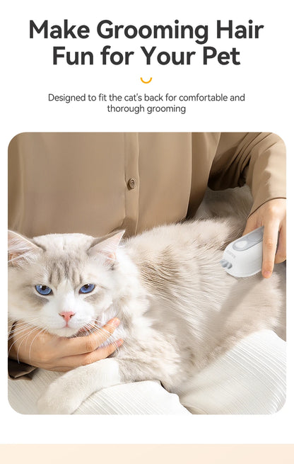 Electric Pet Hair Comb with Spray for Dogs and Cats
