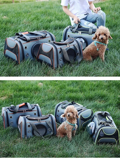 Breathable Pet Carrier Bag for Cats and Small Dogs