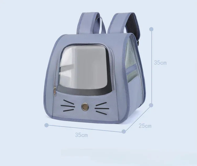 Breathable Cat Carrier Backpack for Travel and Transport