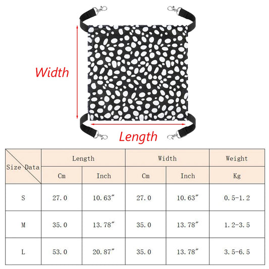 Warm Double Hammock Pet Bed for Cats and Small Animals