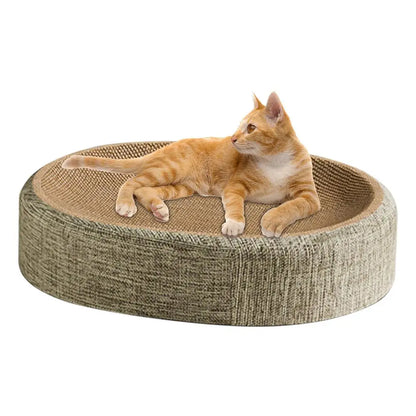 Oval Sisal Cat Scratching Pad and Sleeping Mat